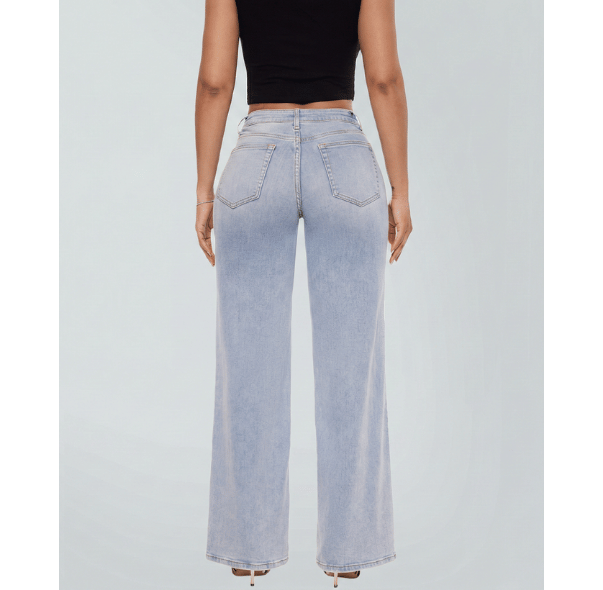 Casual Comfort Stretch Wide Denim