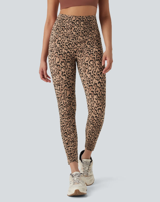 Butt Lift and Tummy Control Leggings Leopard Printed