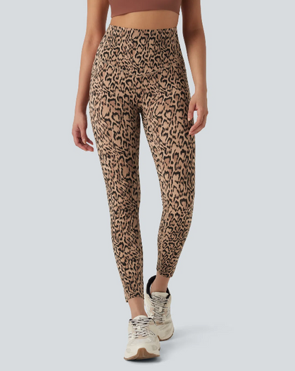 Butt Lift and Tummy Control Leggings Leopard Printed