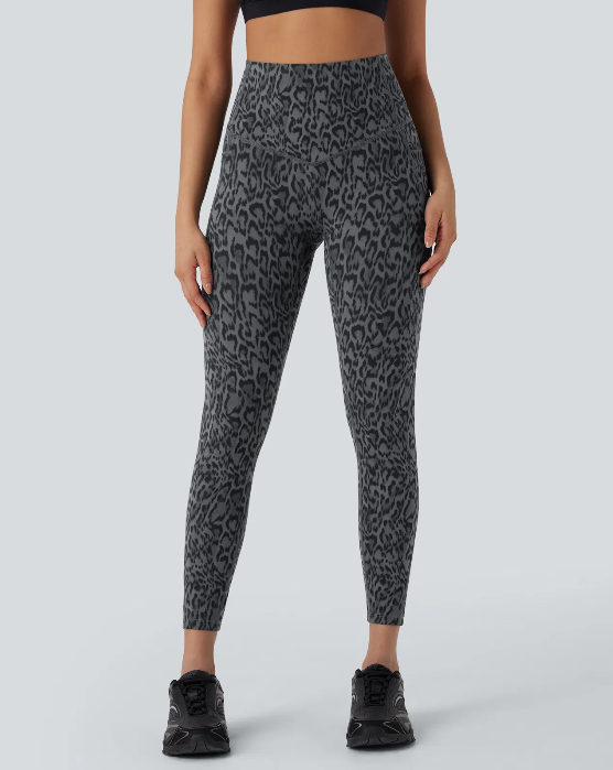 Butt Lift and Tummy Control Leggings Leopard Printed
