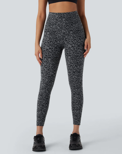 Butt Lift and Tummy Control Leggings Leopard Printed