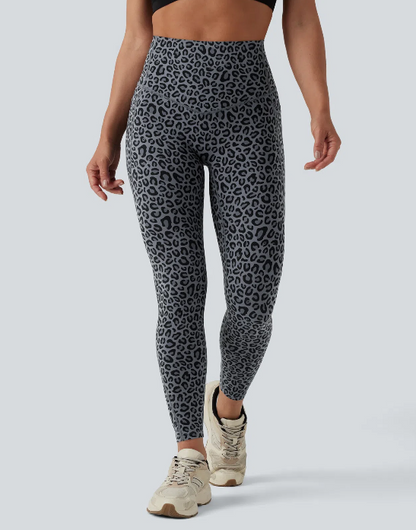 Butt Lift and Tummy Control Leggings Leopard Printed