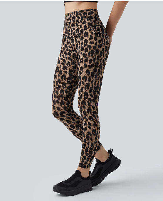 Butt Lift and Tummy Control Leggings Leopard Printed