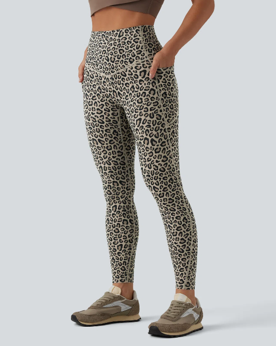 Butt Lift and Tummy Control Leggings Leopard Printed
