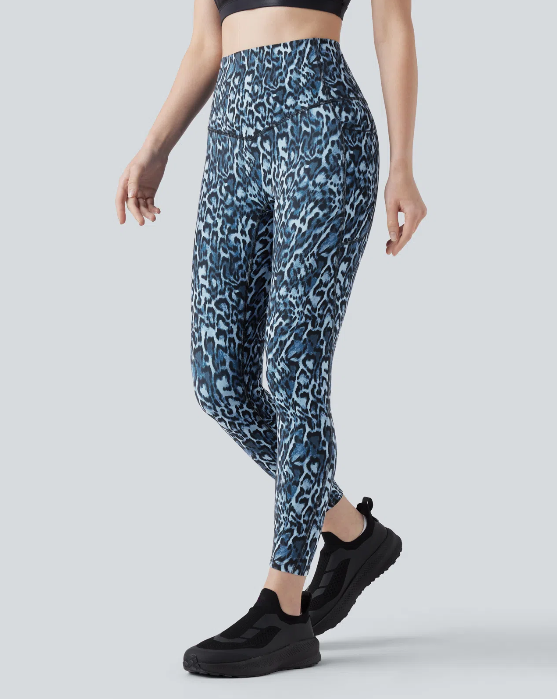 Butt Lift and Tummy Control Leggings Leopard Printed