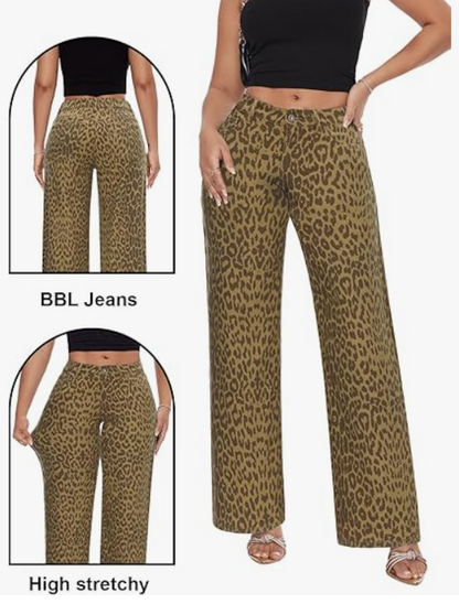 Casual Comfort Stretch Wide Denim